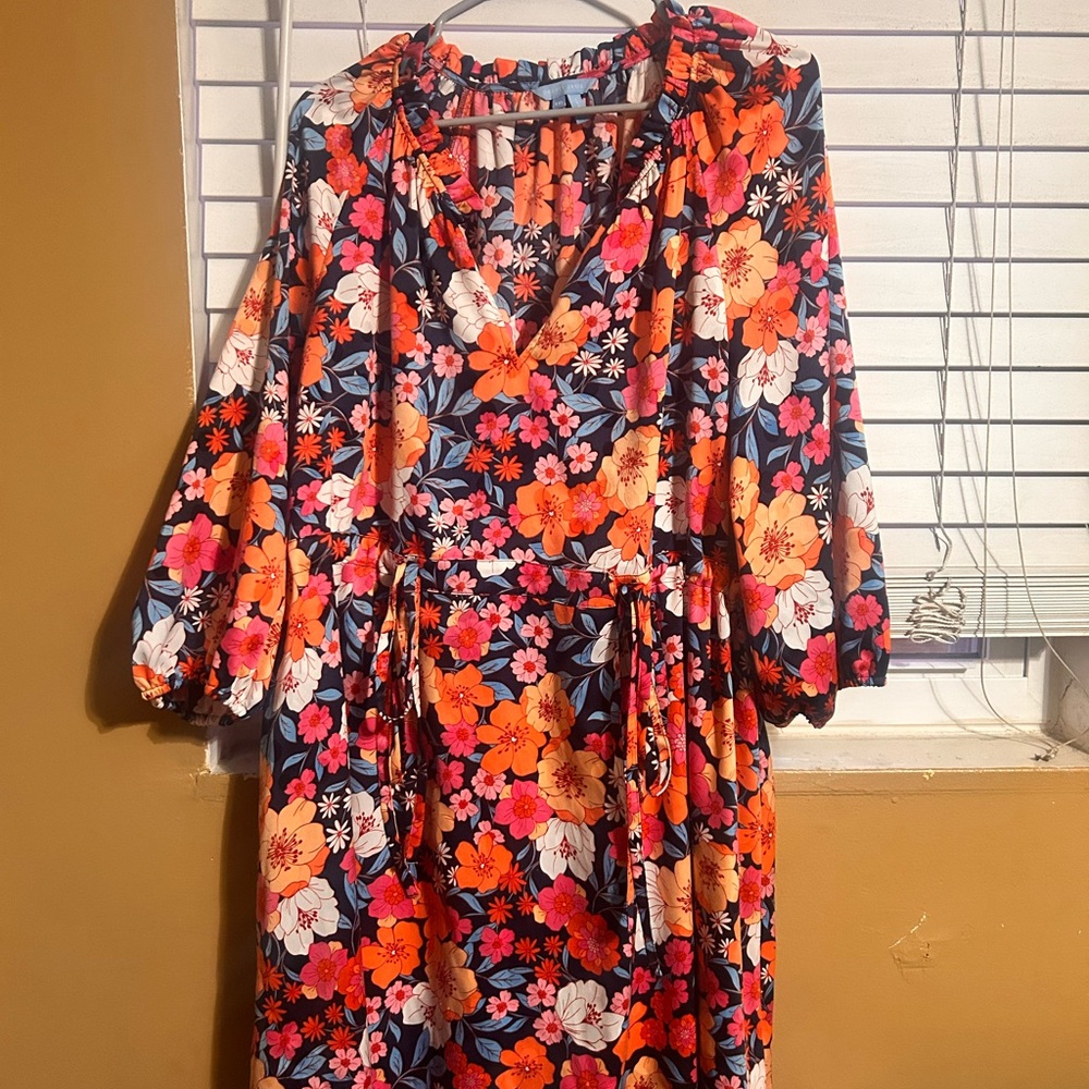 Floral Dress with Vibrant Colors